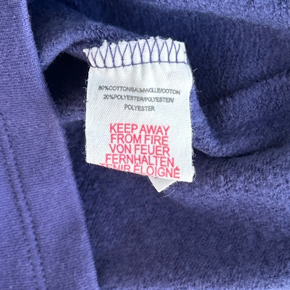 Mini Boden Navy sweatshirt dress with Colorful Butterfly - Picture 7 of 7